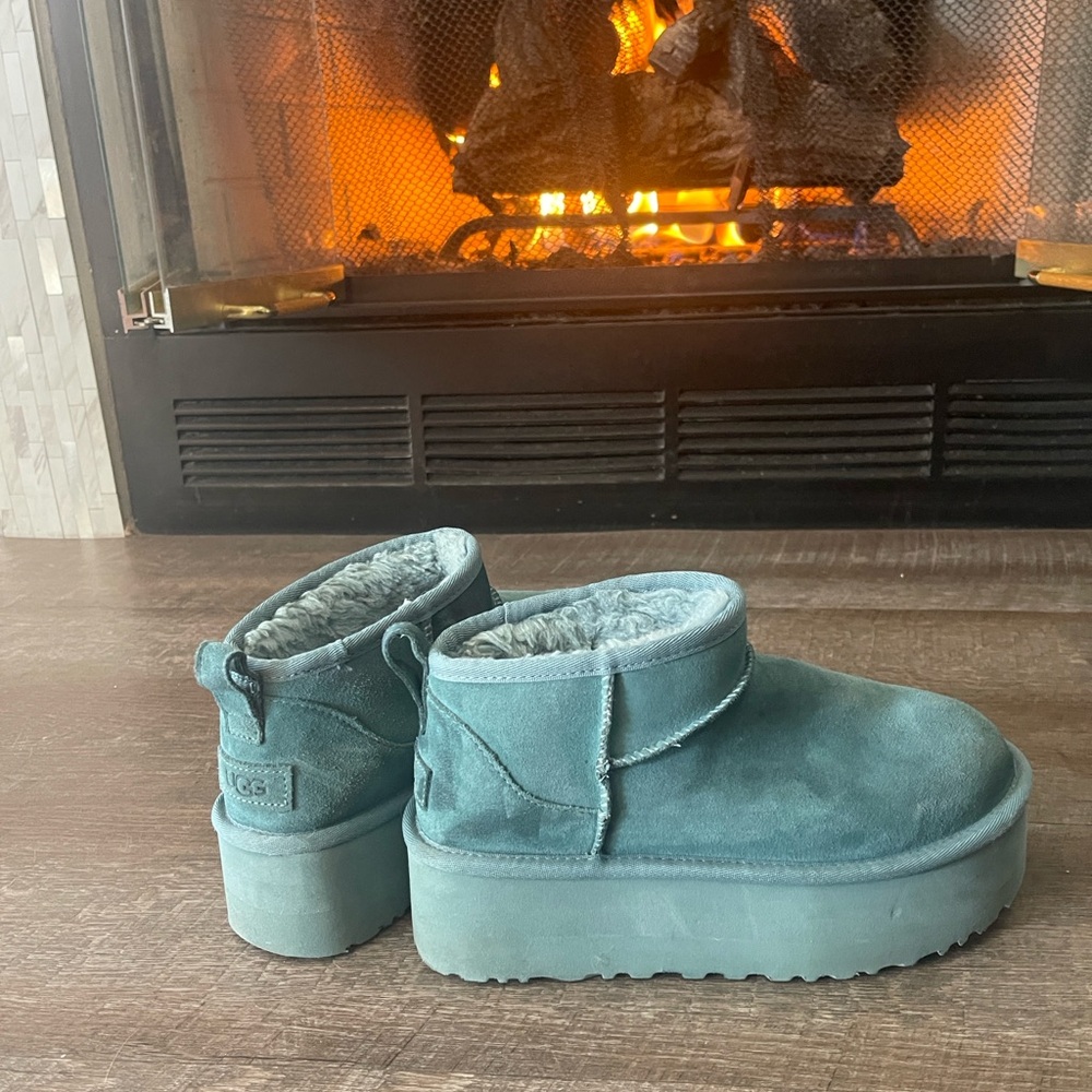 UGG Aqua Suede Ankle Booties - Picture 2 of 10